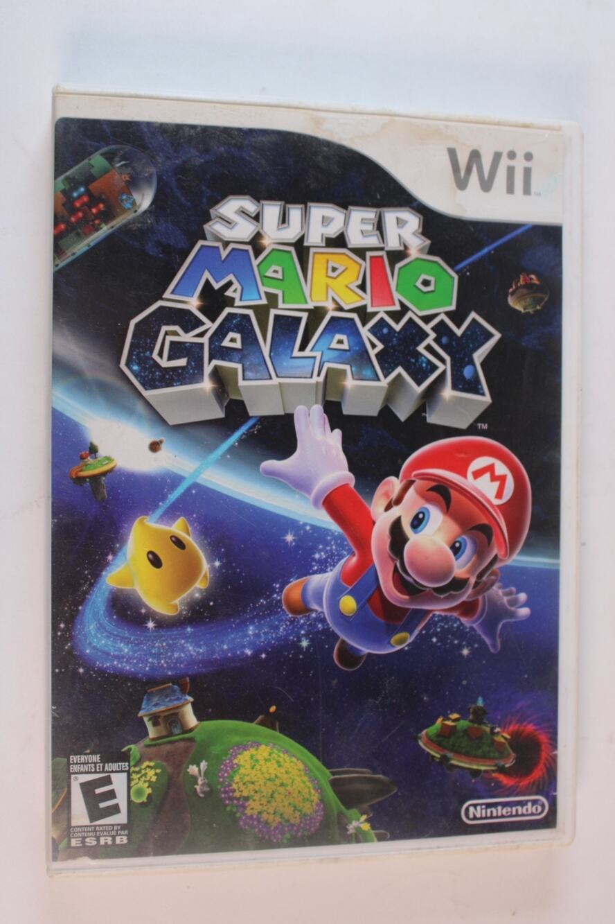 Super Mario Galaxy (Nintendo Wii, 2007) Authentic, Tested/works